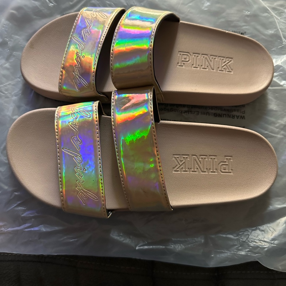 Victoria’s Secret pink  limited edition slides